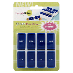 Detach N Go! 7-Day Plus One Detachable Pill Organizer Case